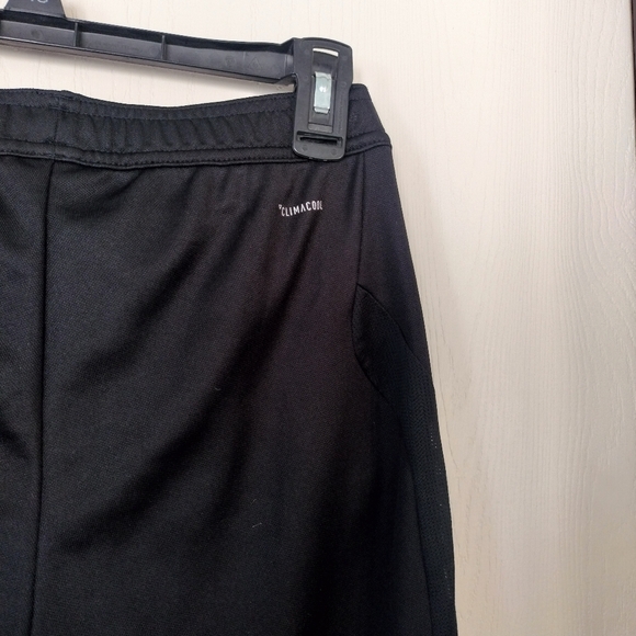 Adidas Mens Athletic Pants Joggers Black White Stripe Logo Ankle Zip Size:xsmall - Picture 6 of 6